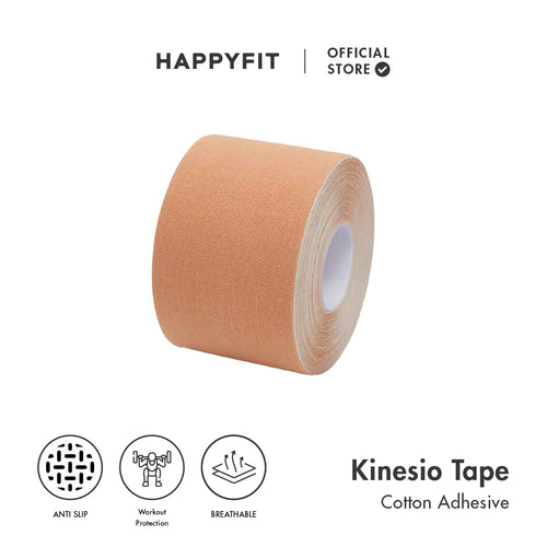 HAPPYFIT Kinesio Support Tape Cotton Coffee