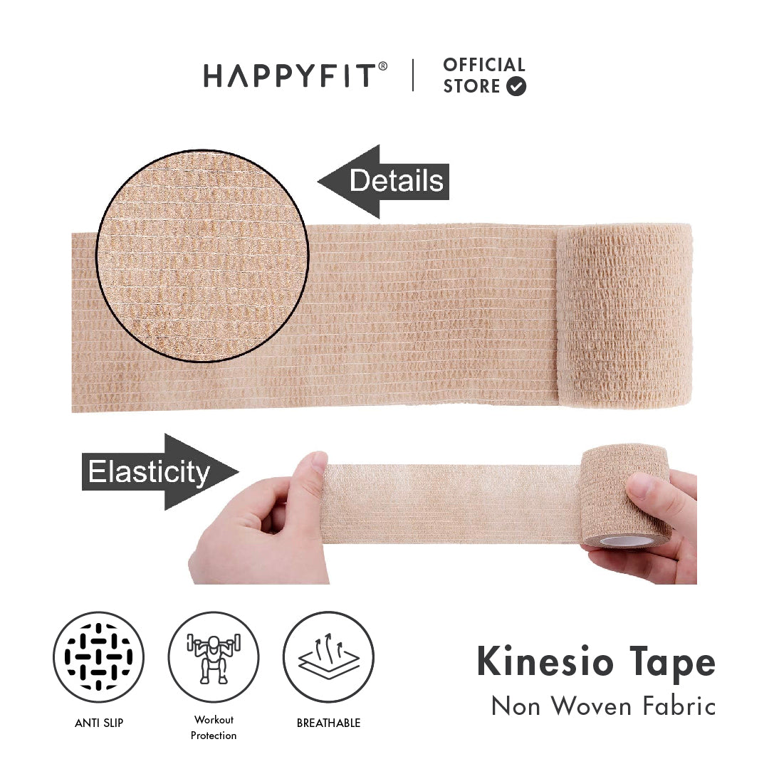 HAPPYFIT Kinesio Support Tape Non Woven