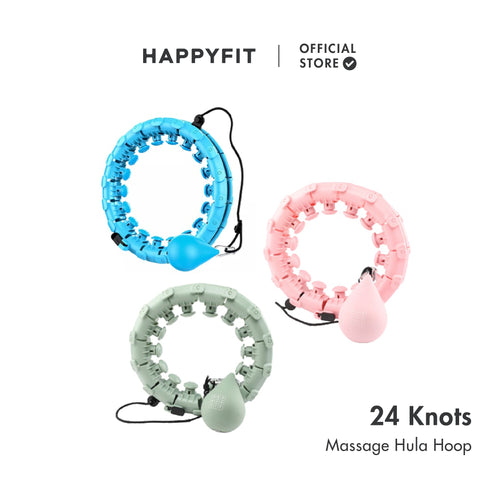 HAPPYFIT 24 Knots Massage Hula Hoop
