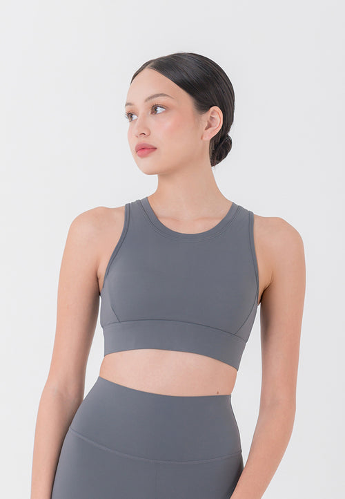 HAPPYFIT Infinity Lycra High Support Sports Bra