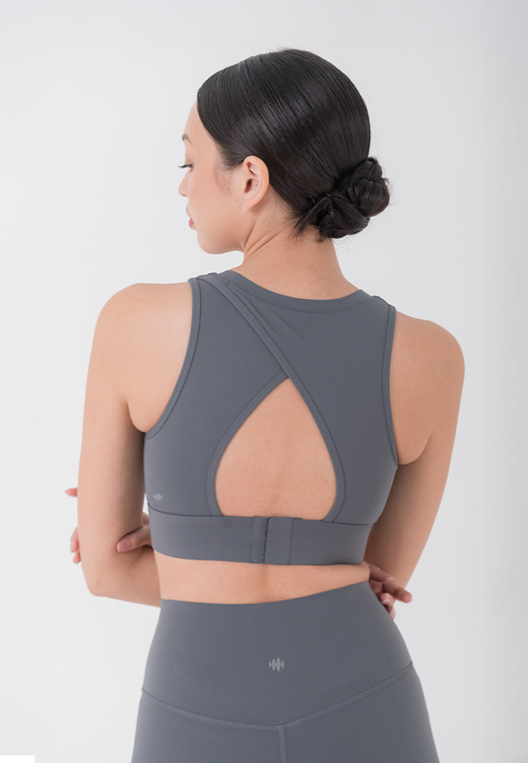 HAPPYFIT Infinity Lycra High Support Sports Bra