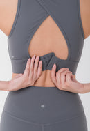 HAPPYFIT Infinity Lycra High Support Sports Bra