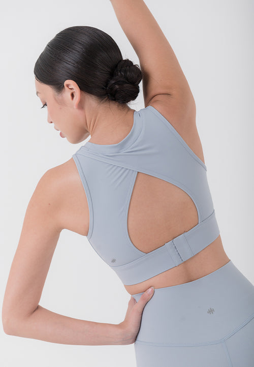 HAPPYFIT Infinity Lycra High Support Sports Bra