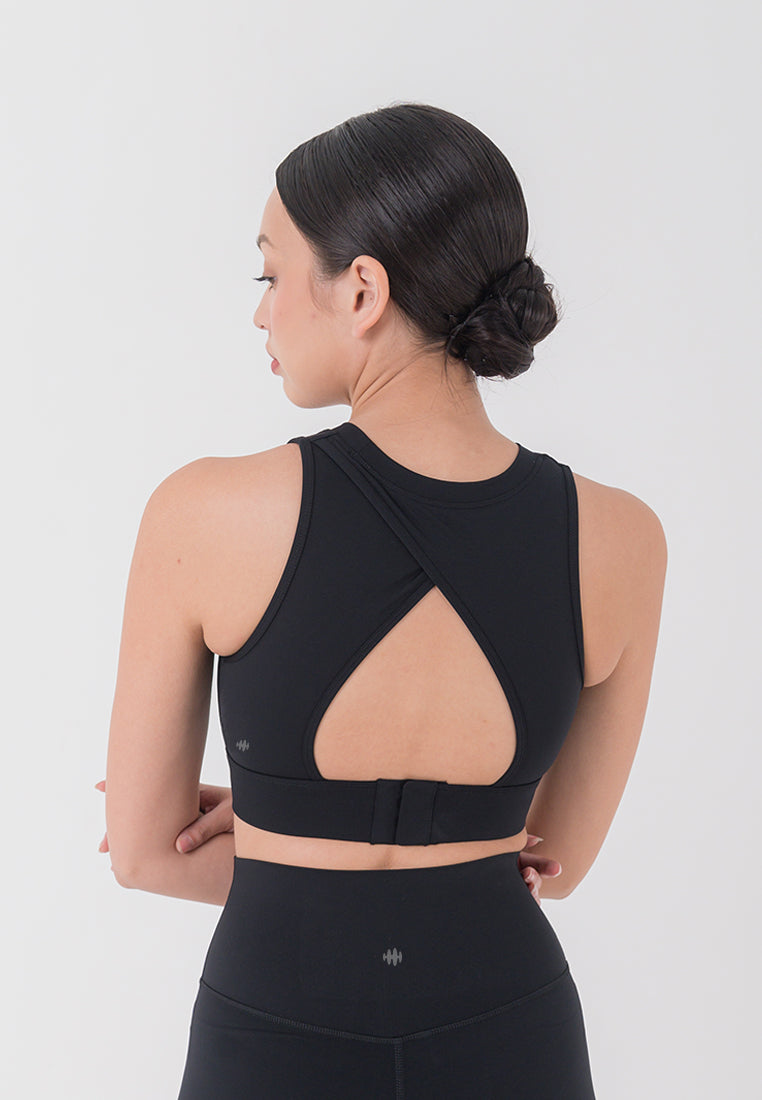 HAPPYFIT Infinity Lycra High Support Sports Bra