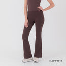 HAPPYFIT Flared Free Size Yoga Pants