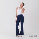 HAPPYFIT Flared Free Size Yoga Pants