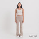 HAPPYFIT Flared Free Size Yoga Pants