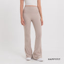 HAPPYFIT Flared Free Size Yoga Pants