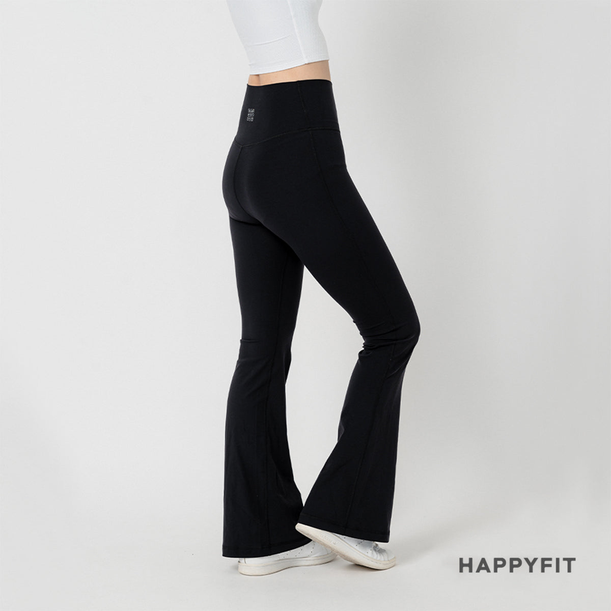 HAPPYFIT Flared Free Size Yoga Pants