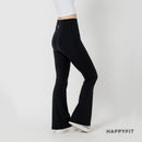 HAPPYFIT Flared Free Size Yoga Pants