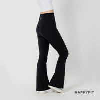 HAPPYFIT Flared Free Size Yoga Pants