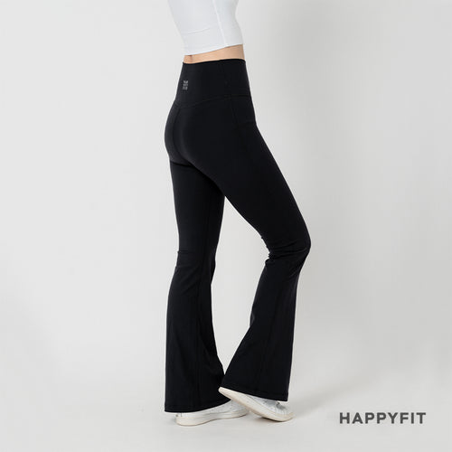 HAPPYFIT Flared Free Size Yoga Pants