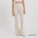 HAPPYFIT Flared Free Size Yoga Pants