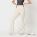HAPPYFIT Flared Free Size Yoga Pants