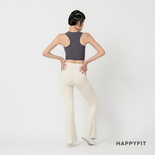 HAPPYFIT Flared Free Size Yoga Pants