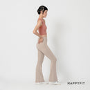 HAPPYFIT Flared Free Size Yoga Pants