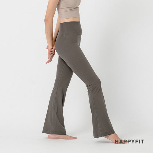 HAPPYFIT Flared Free Size Yoga Pants
