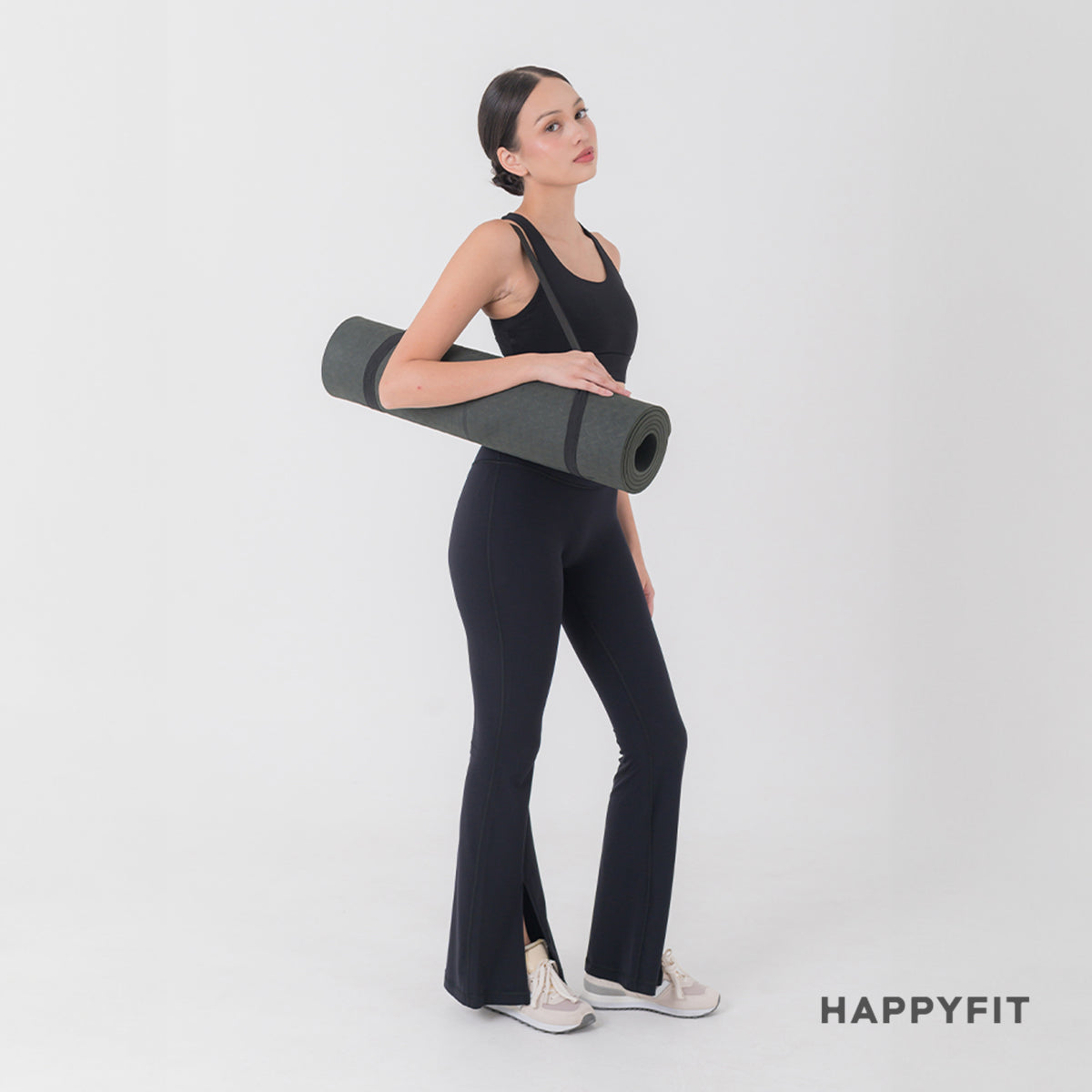 HAPPYFIT Flared Slit Leggings
