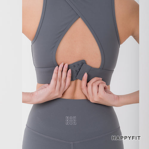 HAPPYFIT Infinity Lycra High Support Sports Bra