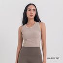 HAPPYFIT Ribbed Align Tank Bra