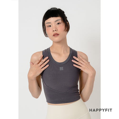 HAPPYFIT Ribbed Align Tank Bra