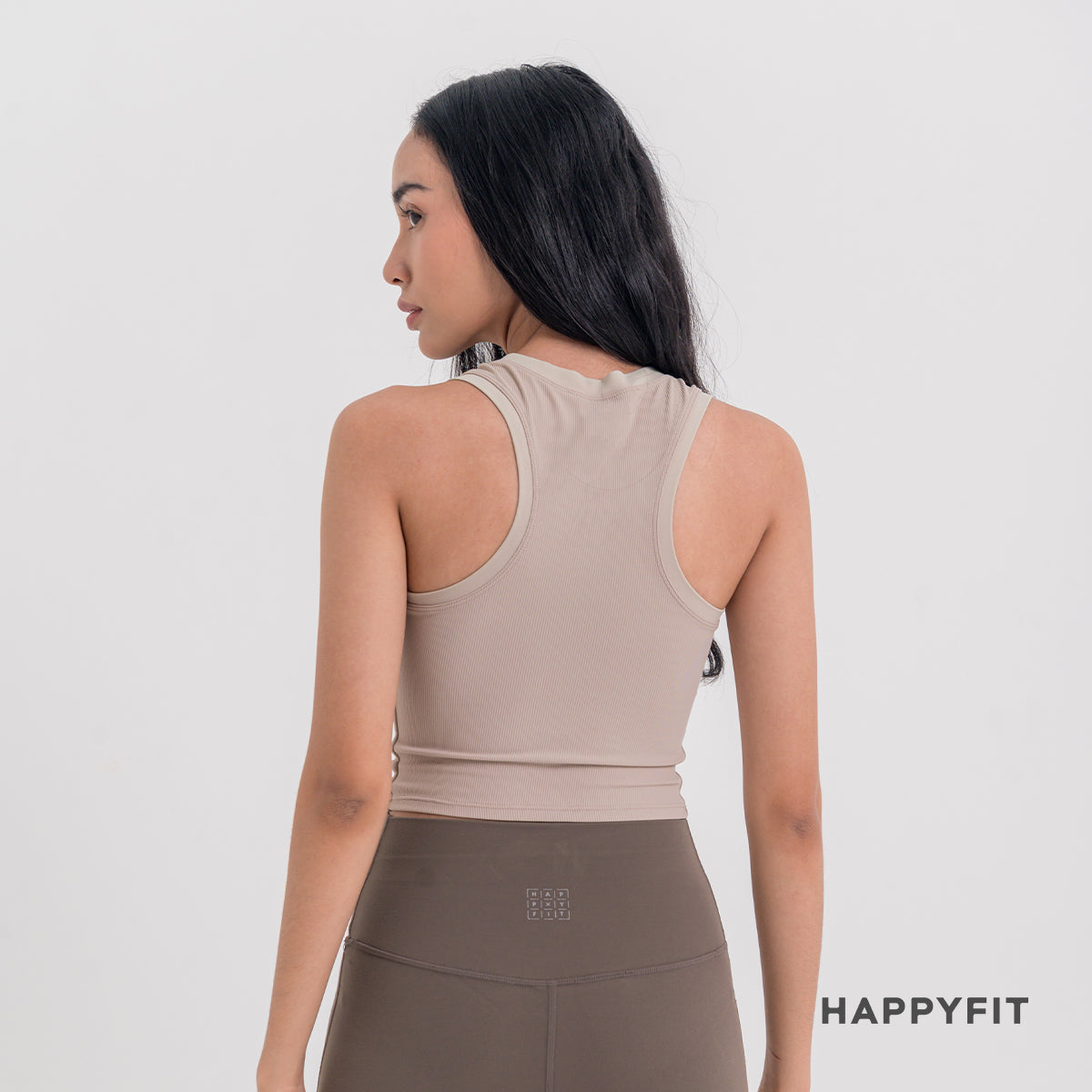 HAPPYFIT Ribbed Align Tank Bra