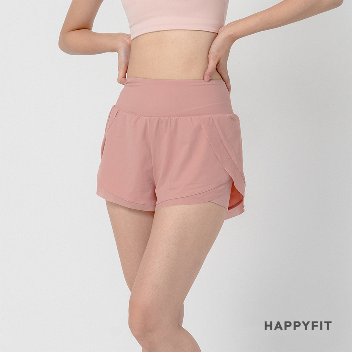 HAPPYFIT Windproof High Waist Short Pant