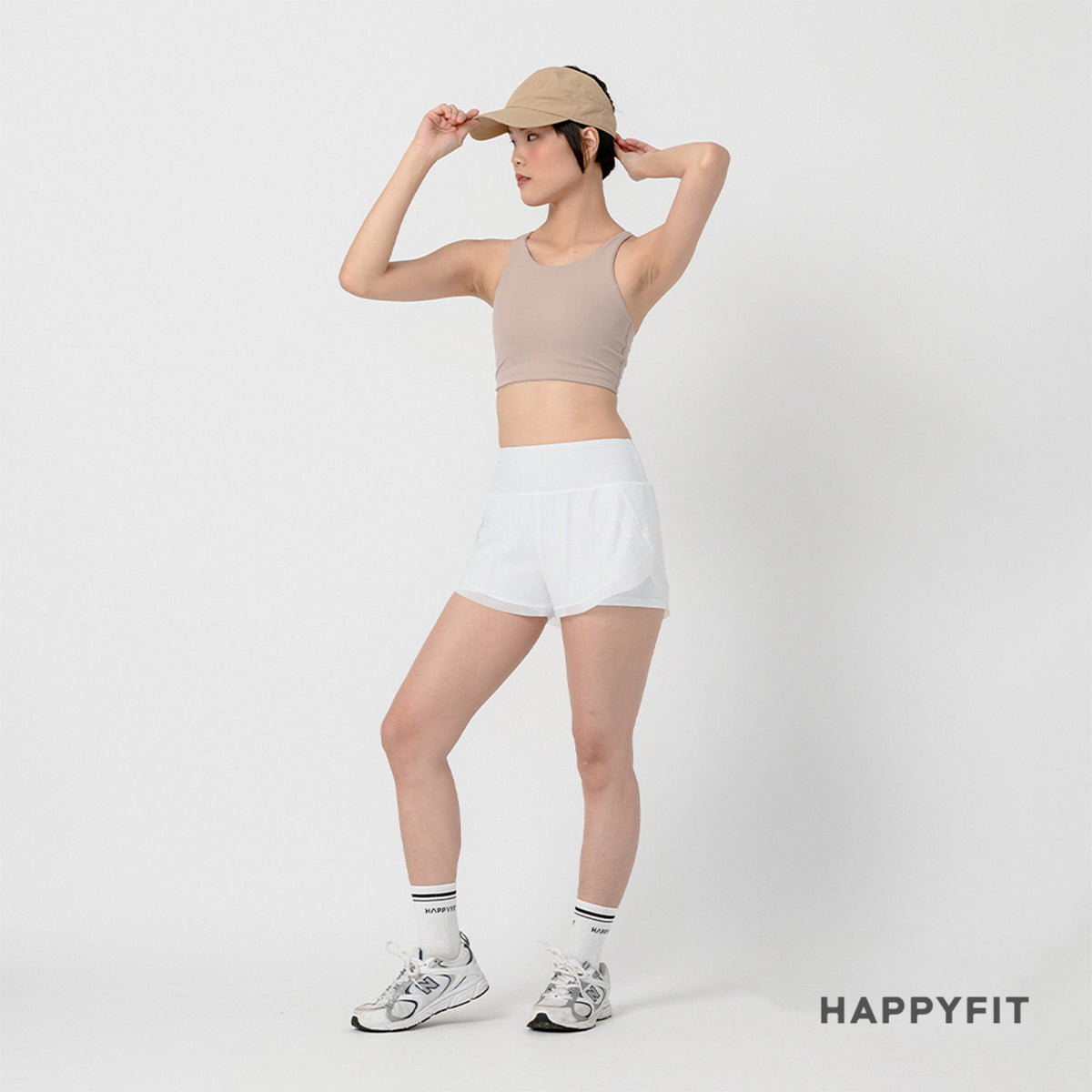 HAPPYFIT Windproof High Waist Short Pant
