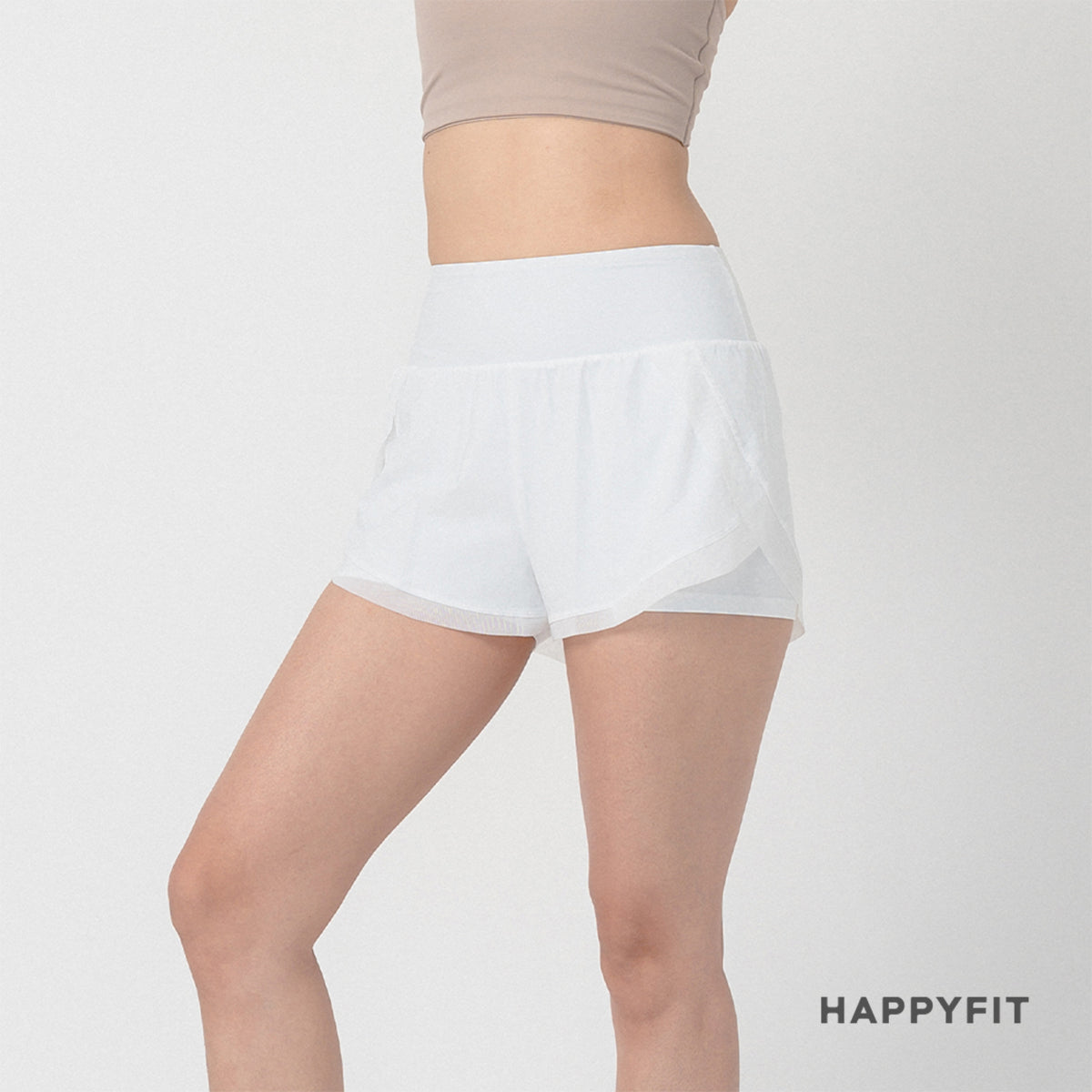 HAPPYFIT Windproof High Waist Short Pant