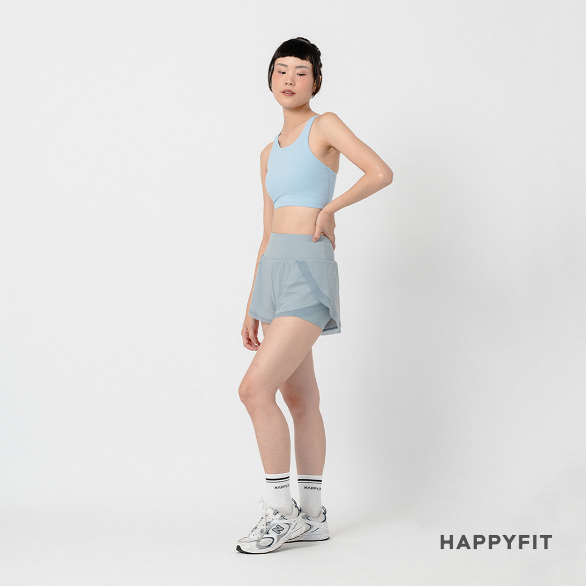 HAPPYFIT Windproof High Waist Short Pant
