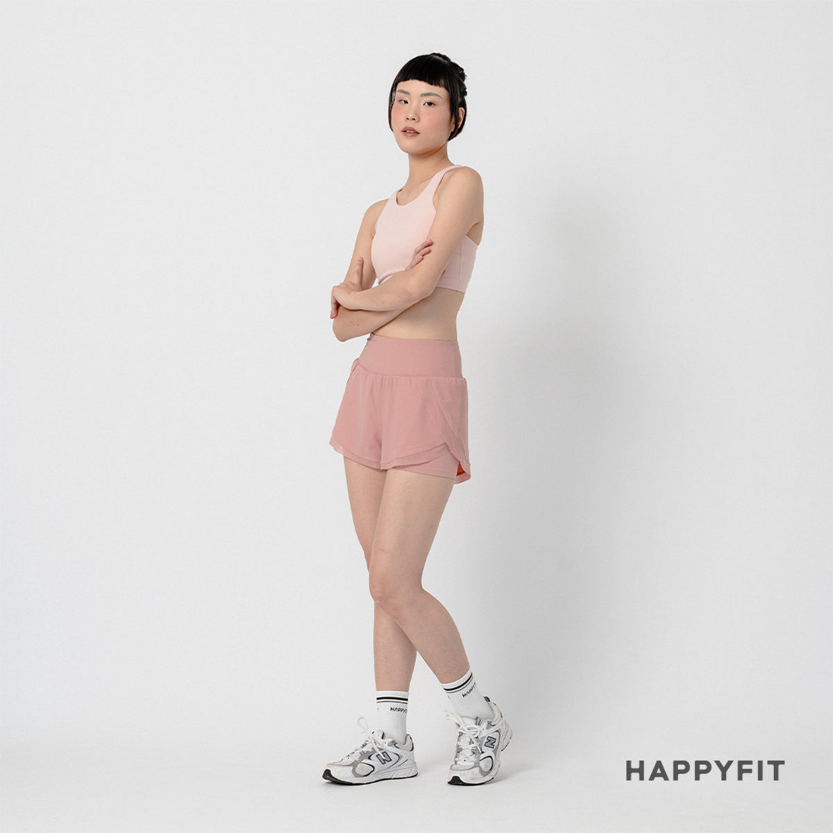 HAPPYFIT Windproof High Waist Short Pant