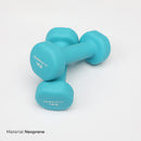 HAPPYFIT Neoprene Dumbbell 1 Kg (2 Pcs)