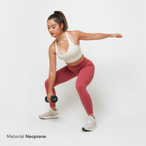HAPPYFIT Neoprene Dumbbell 3 Kg (2 Pcs)