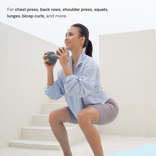 HAPPYFIT Neoprene Dumbbell 5 Kg (2 Pcs)