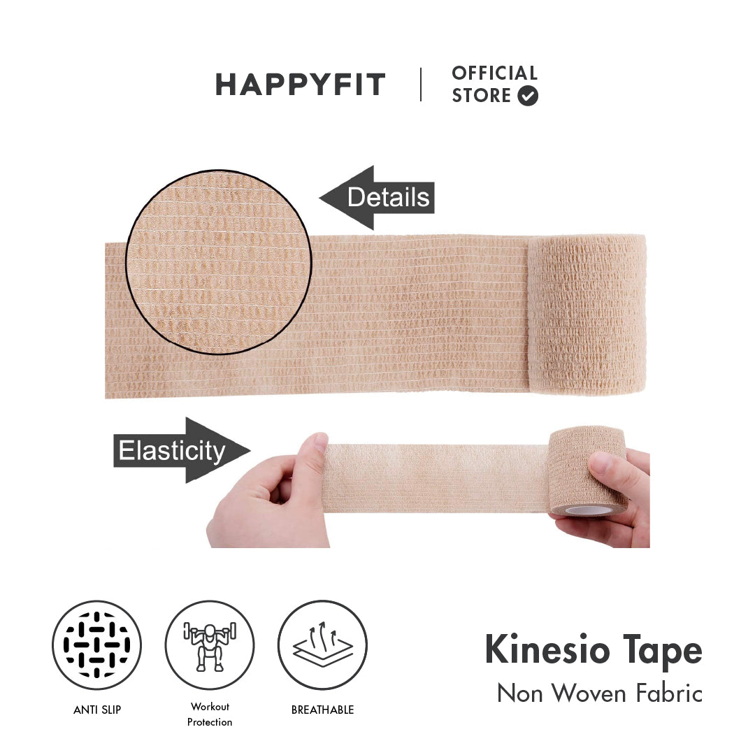 HAPPYFIT Kinesio Support Tape Non Woven