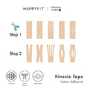 HAPPYFIT Kinesio Support Tape Cotton Coffee