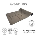 HAPPYFIT Yoga Mat Premium PU 5mm Align