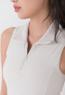 HAPPYFIT Sleeveless Polo Bra Top