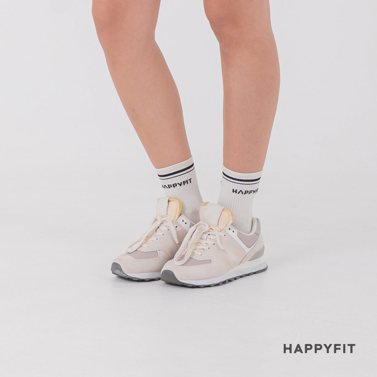 HAPPYFIT Half Crew Socks