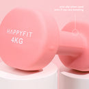 HAPPYFIT Neoprene Dumbbell 4 Kg (2 Pcs)