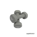 HAPPYFIT Neoprene Dumbbell 1 Kg (2 Pcs)