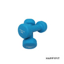HAPPYFIT Neoprene Dumbbell 2 Kg (2 Pcs)