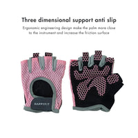 HAPPYFIT FITNESS GLOVES WITH PALM PAD