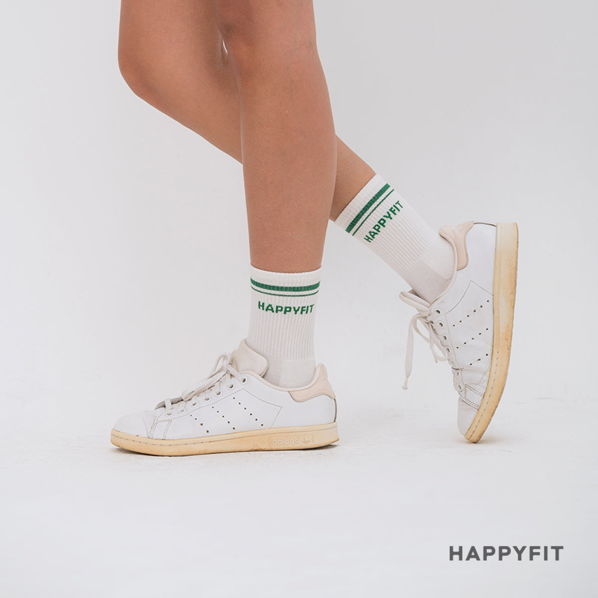 HAPPYFIT Half Crew Socks