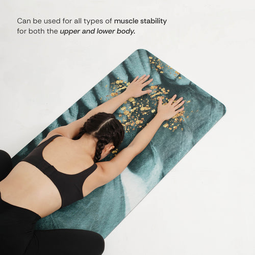 HAPPYFIT Yoga Mat Yoga Mat Suede 4mm