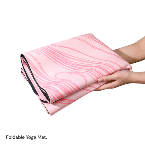HAPPYFIT Yoga Mat Travel Suede