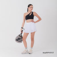 HAPPYFIT Unisex Half Crew Socks (Free Size) / Kaos Kaki Olahraga
