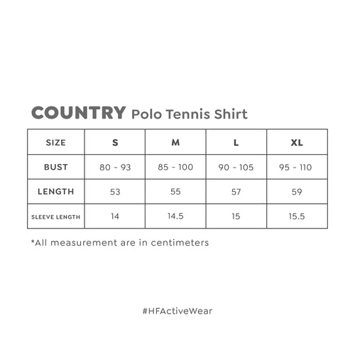 HAPPYFIT Country Polo Tennis Shirt