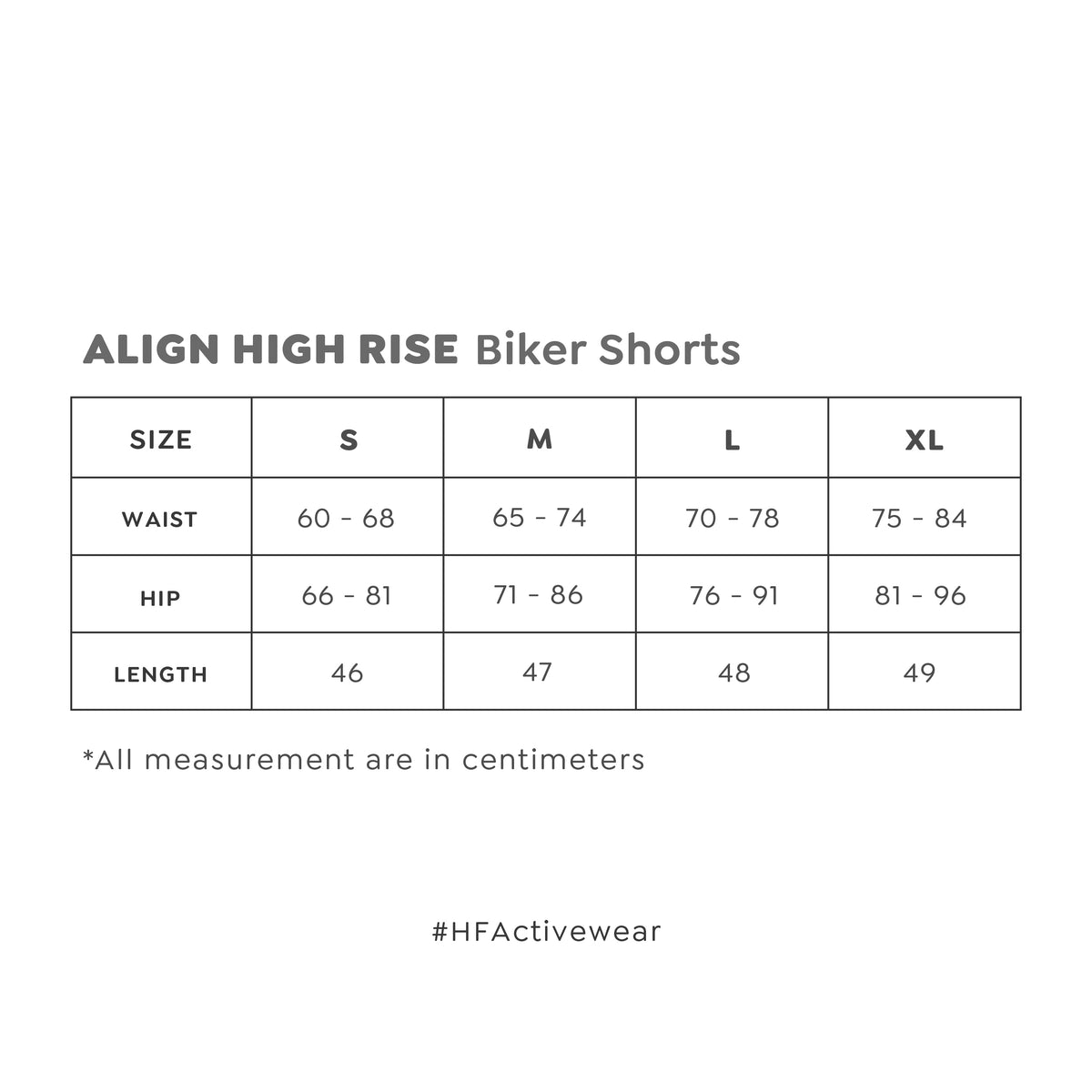 HAPPYFIT Align High Rise Biker Shorts