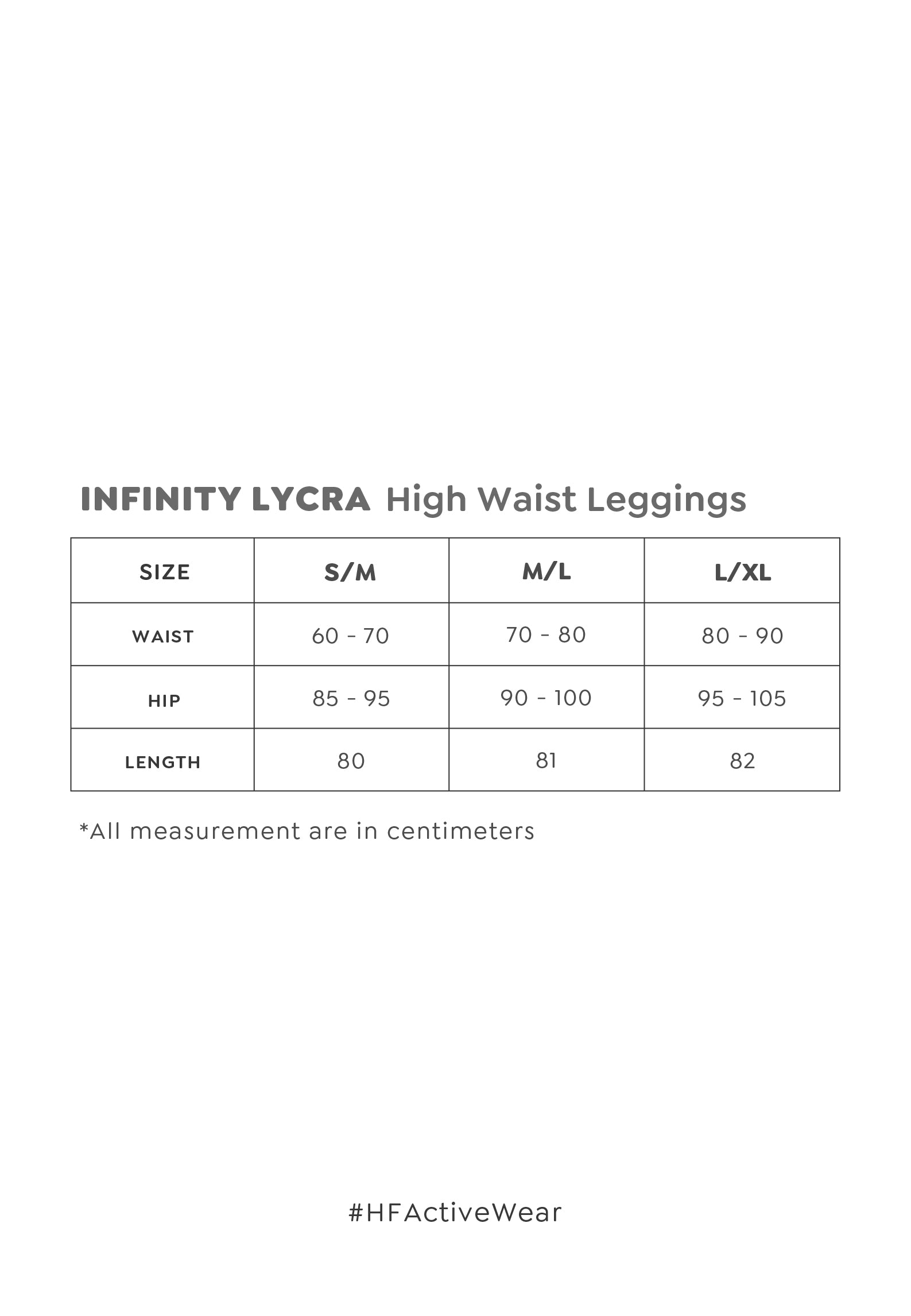 HAPPYFIT Infinity Lycra High Waist Leggings